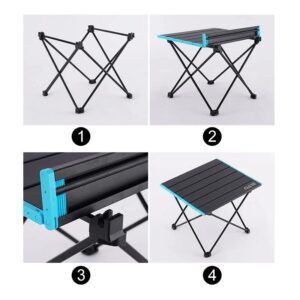 DOUBAO Portable Camping Table Lightweight, Compact Folding Side Table for Easy Travel