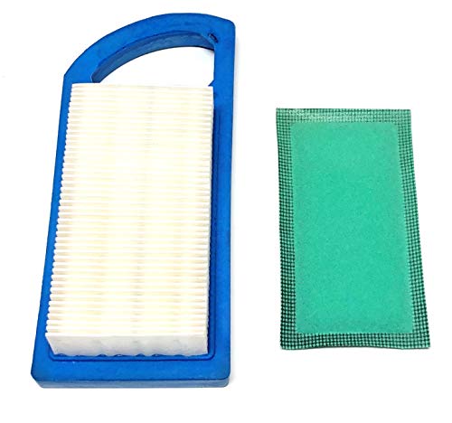 Air filter with pre filter replaces Briggs & Stratton filter 4213 5079 697152 698413 794421 797007 613022 650821 697775 and pre filter 697292