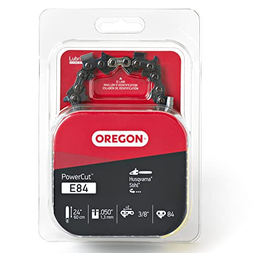 Oregon B84 Full Chisel Professional Chainsaw Chain for 24" Bar, 84 Drive Links, .050" Gauge, 3/8" Pitch, 72EXL, Fits Husqvarna, Stihl