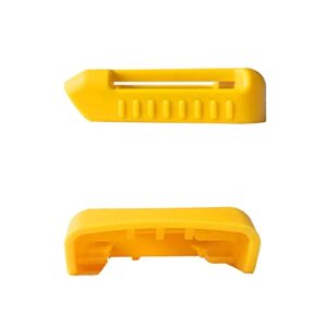 weqcter 10Packs Battery Ready Dock/Mount Holder for Dewalt Battery Fit for 20V 60V Yellow (No Battery)