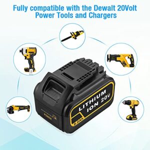 Powerextra 9.0Ah Replacement Battery Compatible with Dewalt 20V/60V Cordless Power Tools DCB180 DCB200 DCB204-2 DCB205-2 DCB206 DCD/DCF/DCG Series 2 Pack