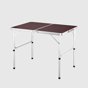 doubao thickened table outdoor activity table desk long conference table folding table (color : black, size : 1)