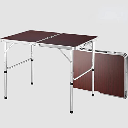 DOUBAO Thickened Table Outdoor Activity Table Desk Long Conference Table Folding Table (Color : Black, Size : 1)