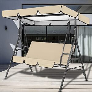 GLUTINOUS Rain Cover Garden Rain-Proof Cover Outdoor Patio Swing Chair Dust Covers Waterproof Swing Seat Top Cover Hammock Awning (Size : 195 * 125 * 15cm)