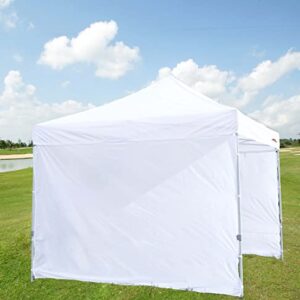 SCOCANOPY SideWall for 10x10 Pop Up Canopy Frame, 1 Pack SunWall Only,White