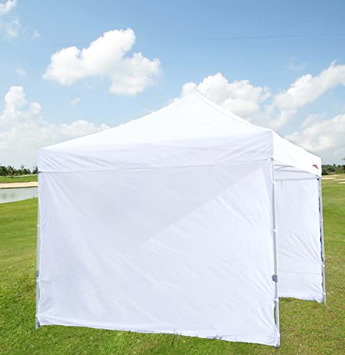 SCOCANOPY SideWall for 10x10 Pop Up Canopy Frame, 1 Pack SunWall Only,White