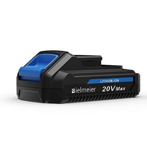 bielmeier 20v max 2.0ah lithium ion battery pack 2000mah, bbp-2000, only fit 20v power tools