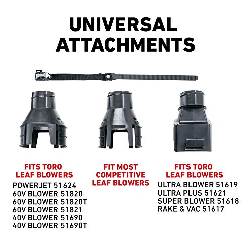 Toro Universal Gutter Cleaning Kit with 11 ft. Reach for Handheld Leaf Blowers Includes Shoulder Strap