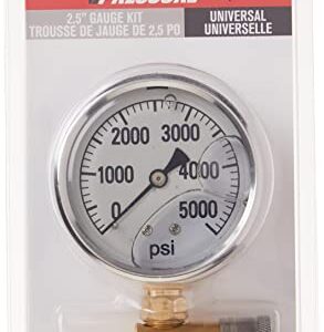 Northstar Pressure Washer Pressure Gauge - 5000 PSI, 3/8in. Fitting