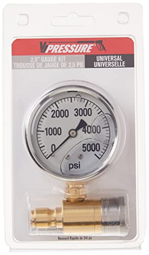 Northstar Pressure Washer Pressure Gauge - 5000 PSI, 3/8in. Fitting