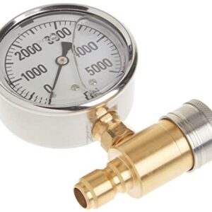 Northstar Pressure Washer Pressure Gauge - 5000 PSI, 3/8in. Fitting