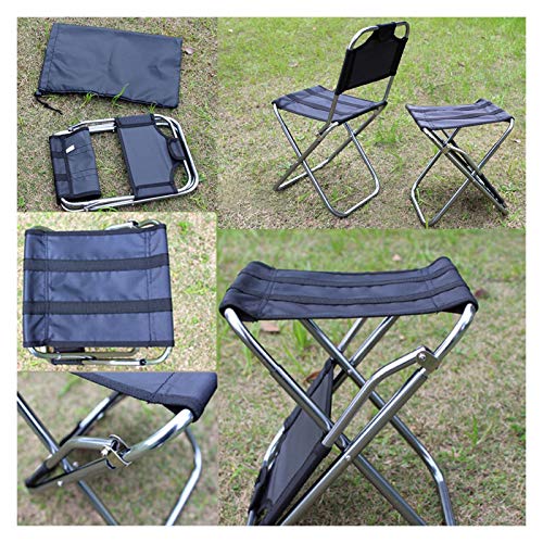 TRENTSNOOK Exquisite Camping Stool Picnic Fishing Travel Chair Camping Portable Convenient Fishing Folding Stool Outdoor Furniture Carrying Storage Bag Chair