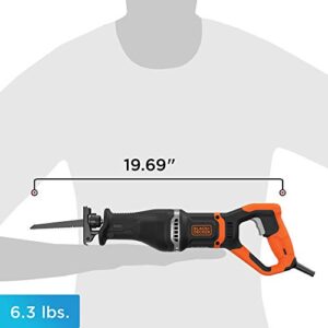 beyond by BLACK+DECKER Electric Pruning Saw with Branch Holder, 7 Amp (BES302KAPB) , Orange