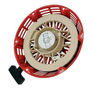 YAMAKATO GX340 GX390 Recoil Starter Pull Start Assembly w/Pull Cord for Honda GX610 GX620 and Clones 339c 389cc 420cc 439cc 459cc Red 28400-ZE3-W01ZA for Pressure Washers Generators etc.