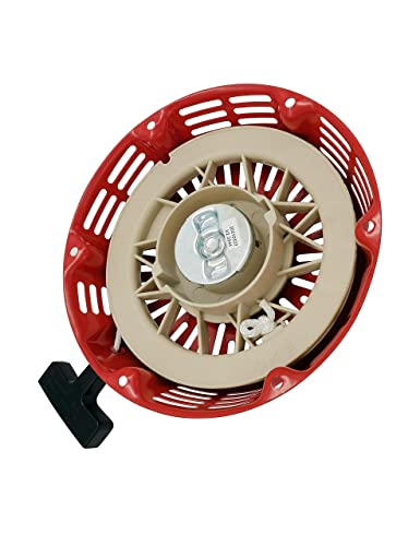 YAMAKATO GX340 GX390 Recoil Starter Pull Start Assembly w/Pull Cord for Honda GX610 GX620 and Clones 339c 389cc 420cc 439cc 459cc Red 28400-ZE3-W01ZA for Pressure Washers Generators etc.