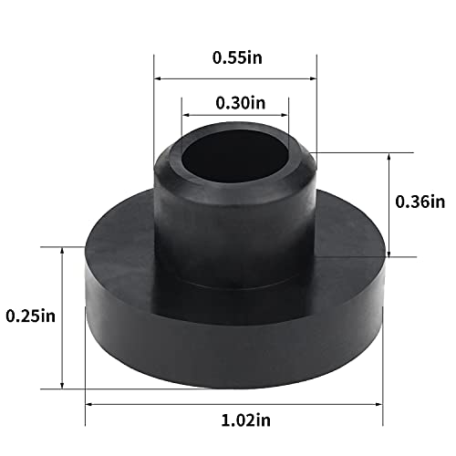 10-Pcs Fuel Tank Grommet Bushing, Universal Nitrile Rubber Fuel Tank Bushing Compatible with Lawn Mower, Garden Tractor and Generator 33679 25 313 01-S MTD Troy Bilt 735-0149 935-0149 104047 46-6560