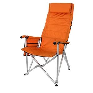 gfhlp outdoor portable picnic tourist backrest folding chair is compact durable and light weight