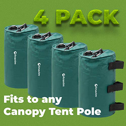 Anavim Canopy Water Weights Bag, Leg Weights for Pop up Canopy 4pcs-Pack