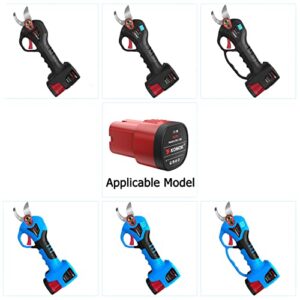 KOMOK 1 Inch 25mm Electric Pruning Shears Replacement Battery, 16.8V 2.0Ah, of Model JYH-700(ONLY 1 Battery)