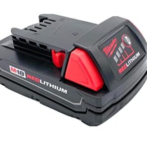 Milwaukee M18 1.5 Ah 18V Red Lithium Ion Battery 48.11.1815 for Impact Drill