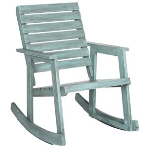 safavieh outdoor collection alexei ash grey rocking chair