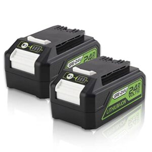 energup 2Pack Replacement Greenworks 24V Battery 3.0Ah BAG708 29842 29852 Battery Compatible with 20352 22232 2508302 24-Volt Greenworks Lithium-Ion Battery