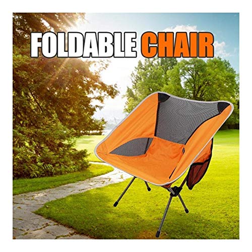 TRENTSNOOK Exquisite Camping Stool Portable Folding Stool Outdoor Furniture Camping Sightseeing Chair Portable Aluminum Folding Stool with Storage Bag (Color : Green)