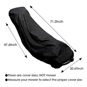 Lawn Mower Cover Waterproof Heavy Duty Push Mower Covers,UV Protection Universal Fit with Drawstring & Cover Storage Bag