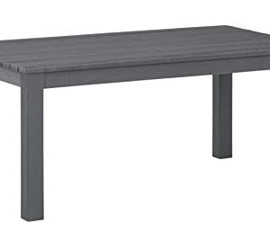 Signature Design by Ashley Fynnegan Outdoor Loveseat with Table, Gray