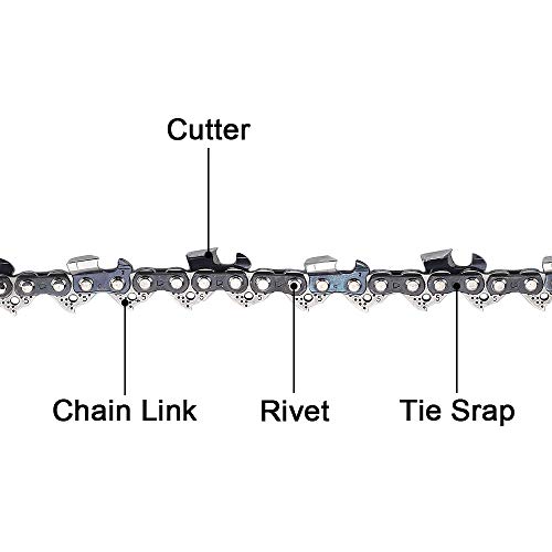 Hayskill MS250 Chainsaw Saw Chain 18 Inch for Sthil 26RS 68 MS210 MS230 MS250 MS251 025 Husqvarna .063 .325 68DL 2 Pack