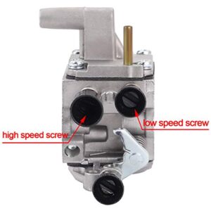 Hipa FS250 Carburetor for STHIL FS250R FS120 FS120R FS200 FS200R FS202 FS300 FS350 BT120 BT120C BT121 SP200 FR350 FR450 FR480 TS200 String Trimmer