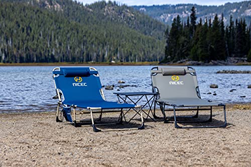 Nice C Lounge Chair + Low Beach Chair 2 Pack