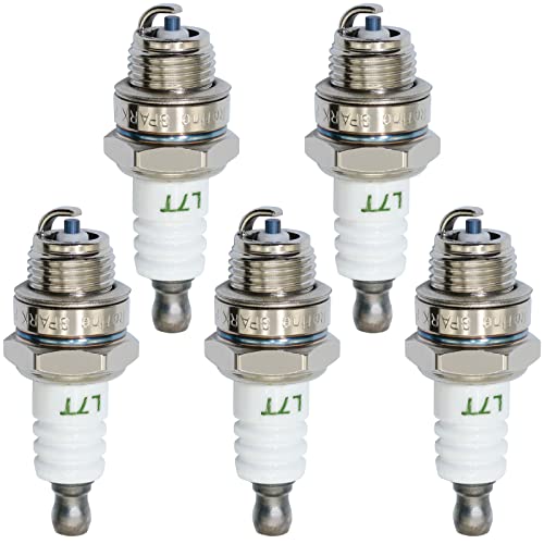 iBroPrat 5pcs NGK BPMR7A L7T Spark Plugs BPM7A BM6A RCJ6Y RCJ7Y WSR5F Sparkplug for 2-Stroke Small Engine 33CC Husqvarna 43CC 47CC 49CC 52CC Chainsaw Lawn Mover Trimmer Blower Saw Strimmer Brushcutter