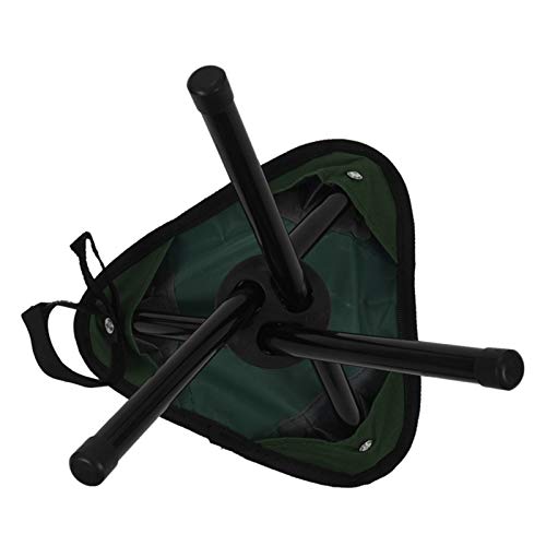 TRENTSNOOK Exquisite Camping Stool Light Moon Chair Portable Garden 7075 Chair Fishing Seat Camping Adjustable or Fixed Height Folding Furniture Armchair (Color : Army Green)