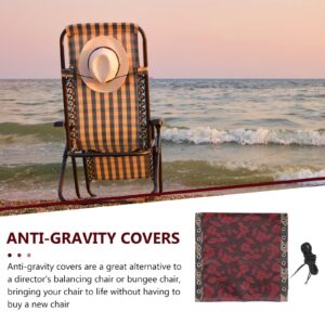 sosoport 1 set of folding lounge repair cloth anti-gravity chair replacement fabric breathable replacement cloth creative