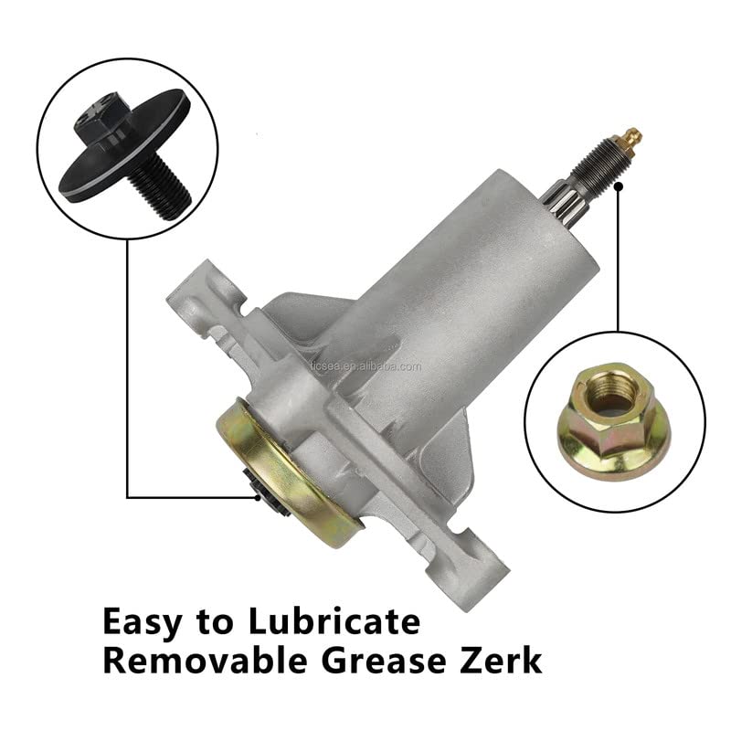 ZSKL - Husqvarna OEM Replacement Spindle Assembly Ariens21546238, 21546299, 587819701 FITS Models AYP 42", 46", 48" and 54" Decks Improve Cutting Capability & Consistency Easy Installation Convenient