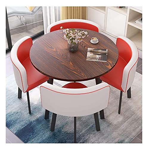 Office Business Hotel Lobby Dining Table Set, Office Table and Chair Set Hotel Reception Lounge Coffee Table and Chair Set Hotel Reception Business Meetings Meeting Room Casual and Simple 1 Table and