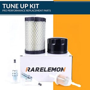 RARELEMON 796031 Air Filter Tune Up Kit, Compatible with Briggs and Stratton 591334 492932 696854; John Deere D100 D110 D125 D130; Husqvarna YTH22V46 YTH24V48 YTA22V46; Lawn Mower Oil Filter