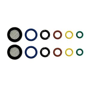 simpson cleaning 80151 replacement o-ring and filter kit for cold water gas and electric pressure washers and accessories, 5 o-ring sizes (2 of each size), includes 2 filters