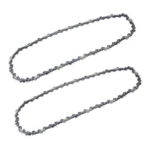 2packs 14-inch chainsaw chain replacement for portland harbor freight 64497 64498 3/8″ lp 050″ 52dl