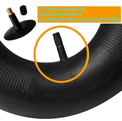 18x8.50-8/18x9.50-8 Inner Tube Replacement for Mowers, Hand Trucks, Wheelbarrows, Carts, Premium Lawn and Garden Inner Tube (2-Pack)