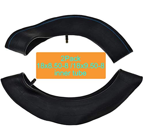 18x8.50-8/18x9.50-8 Inner Tube Replacement for Mowers, Hand Trucks, Wheelbarrows, Carts, Premium Lawn and Garden Inner Tube (2-Pack)