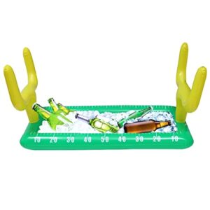 inflatable pool table serving bar large buffet tray server with plug swimming outdoor water toys blue girls plastic storage