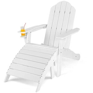 fksdhdg recliner and folding food set all weather outdoor white
