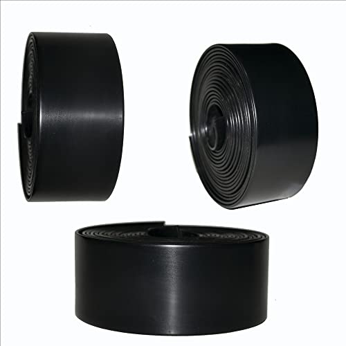 20' - 2" Wide Vinyl Chair Strap for Patio Pool Lawn Garden Furniture Repair 20' Durable Roll - Best for Strapping, Repair & Restoration Black Matte #221