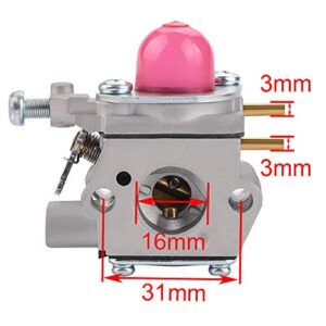 Savior WT973 Carburetor for Bolens BL110 BL125 BL160 Troy Bilt TB2040XP TB80EC TB21EC TB22EC TB32EC TB42BC MTD 753-06190 Weedeater Trimmer 753-06423