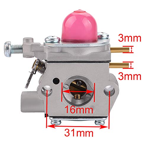 Savior WT973 Carburetor for Bolens BL110 BL125 BL160 Troy Bilt TB2040XP TB80EC TB21EC TB22EC TB32EC TB42BC MTD 753-06190 Weedeater Trimmer 753-06423