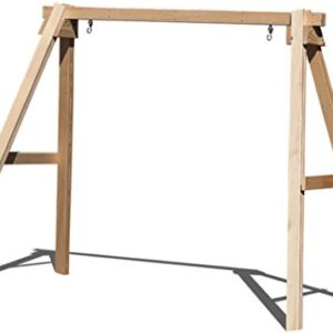 Ecommersify Inc Porch Swing Stand for 5 FT Swings A Frame - 800 lbs Capacity Made in USA from Select Treated and kiln Dried 4 x 4 Pine Posts