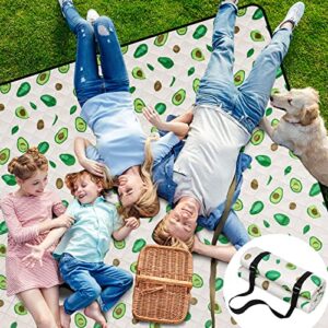 Picnic Blankets Extra Large, 79”x 77” Waterproof Foldable Beach Blanket, 3-Layer Outdoor Picnic Mat Blanket for Camping, Park, Beach, Grass