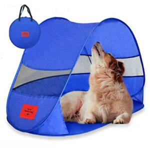 mydeal products pop up dog shelter weather resistant doggy tent for shade and uv sun protection – perfect for yard, camping, beach and outdoors!